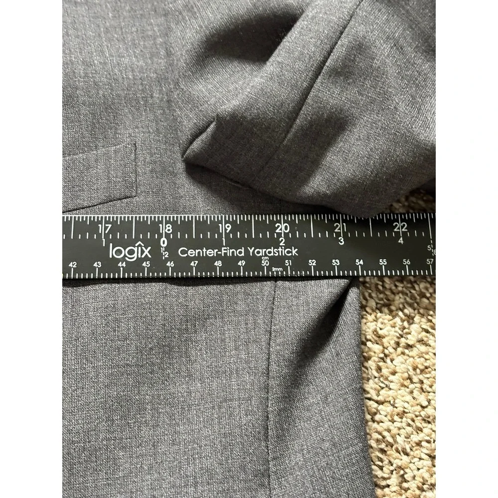 Brooks Brothers Blazer Mens 42R Gray BrooksStretch Worsted Wool Suit Coat
